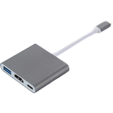 INF Kabeladaptrar Kablar INF USB C - USB A 3.0/HDMI/USB C PD M-F Adapter