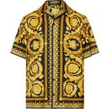 Versace Herr Skjortor Versace Barocco Silk Shirt - Gold
