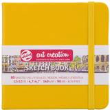 Talens Skiss- & Ritblock Talens Art Creations Sketchbook Golden Yellow 12x12cm 140g 80 sheets