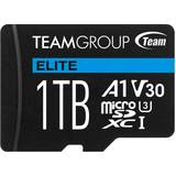 TeamGroup microSDXC Minneskort & USB-minnen TeamGroup Elite MicroSDXC UHS-I U3 V30 A1 100/50MB/s 1TB