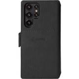 Krusell Bruna Plånboksfodral Krusell Leather Phone Wallet Case for Galaxy S22 Ultra
