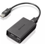 Lenovo DisplayPort-kablar - Rund Lenovo DisplayPort - Dual DisplayPort M-F Adapter