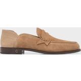 Christian Louboutin 40 Loafers Christian Louboutin Penny No Back Suede Loafers Mens Beige