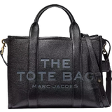 Skinn Toteväskor Marc Jacobs The Leather Medium Tote Bag - Black