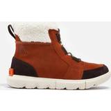 Dam - Orange Kängor & Boots Sorel Explorer Carnival Cozy vattentäta vinterstövlar för kvinnor, Brunt trä X krita