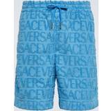 Versace Byxor & Shorts Versace Allover shorts 1va90_summer_sky_blue
