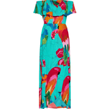 Långa klänningar - Multifärgade Desigual Pahoa Maxi Boho Dress - Turquoise