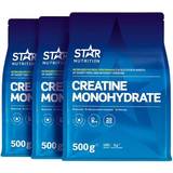 Star Nutrition Kreatin Star Nutrition 3x Creatine monohydrate 500g 3 st