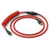 Röda - USB-kabel Kablar Glorious Keyboard Coiled USB A - USB C M-M 1.4m