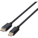 Kablar Deltaco DisplayPort cable DisplayPort to DisplayPort 4