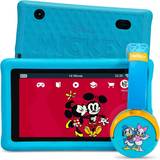 Appstöd Barntablets Pebble Gear Disney Mickey & Friends 7 Inch Kids Tablet & Headphones Bundle