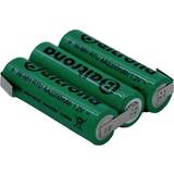 Beltrona Batterier & Laddbart Beltrona Batteripack 3x AA R6 Z-lödfana NiMH RTU3AAZ 3.6 V 2200 mAh