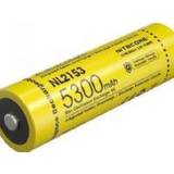 NiteCore Batterier & Laddbart NiteCore BATTERY RECH. LI-ION 3.6V/NL21535300MAH