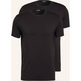DSquared2 Polyester Kläder DSquared2 2-Pack Modal Stretch Crew-Neck T-Shirts, Black