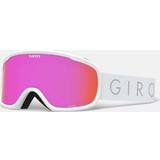 Giro Moxie snöglasögon för kvinnor – vit kärna ljus bärnsten rosa/gul