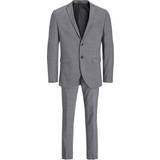 Kostymer Jack & Jones Solaris Super Slim Fit Suit - Grey/Light Grey Melange