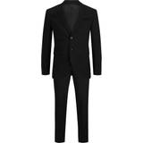 Polyester Kostymer Jack & Jones Solaris Super Slim Fit Suit - Black