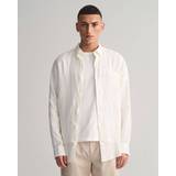 Gant Skjortor Gant Reg Linen Shirt White