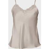 Lady Avenue Pure Silk Camisole With Pearlwhite