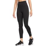 Dam - Insvängd Byxor & Shorts Nike Women's Therma-FIT One High-Waisted 7/8 Leggings in Black, FB8612-010 Black
