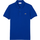 Lacoste Herr - Stretch Pikétröjor Lacoste Original L.12.12 Slim Fit Petit Piqué Polo Shirt - Blue JQ0