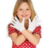 Polis - Vit Tillbehör Fiestas Guirca Handskar för barn, liten vitt