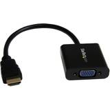 HDMI aktiv - Kabeladaptrar Kablar StarTech HDMI - VGA M-F Adapter 0.2m