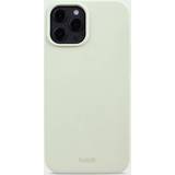 Apple iPhone 12 - Vita Mobilskal Holdit Mobilskal Silikon White Moss iPhone 12