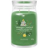 Yankee Candle Shimmering Christmas Tree Green Large Doftljus 567g