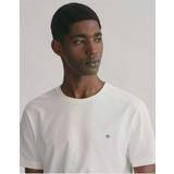 Gant T-shirts & Linnen Gant men's regular shield t-shirt, white