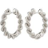 Pilgrim Annika Robe Chain Hoops - Silver