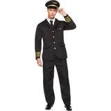 Pilot - Svart Dräkter & Kläder Karnival Costumes Mens Airline Pilot Costume
