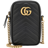 Gucci Väskor Gucci GG Marmont Mini Leather Shoulder Bag - Black