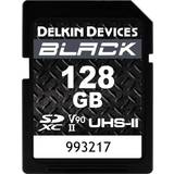 Delkin SDXC Minneskort & USB-minnen Delkin BLACK SDXC Class 10 UHS-II V90 300/250MB/s 128GB