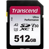 Transcend 340S Ultra Performance SDXC Class 10 UHS-I U3 V30 A2 160/90MB/s 512GB