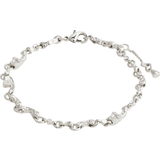 Pilgrim Dam Armband Pilgrim Hallie Bracelet - Silver/Transparent