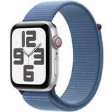 Apple Wearables Apple Watch SE GPS + Cellular 44mm Silver Aluminium Case Sport Loop