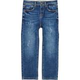 Jeans - Pojkar Byxor Barnkläder Name It Dark Blue Denim Ryan Straight Jeans Noos-152