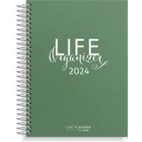 Kontorsmaterial Burde Kalender 2024 Life Organizer grön
