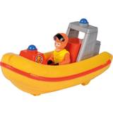 Spadar Båtar Simba Brandman Sam Båt Neptune med Elvis Figur Dockor & figurer Unisex Flerfärgad ONESIZE