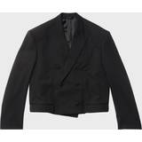 Balenciaga Jackor Balenciaga Folded wool jacket black