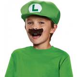 Barn - Grön Huvudbonader Disguise Luigi Barn Tillbehörskit