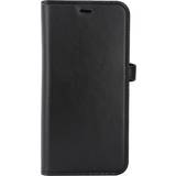 Mobiltillbehör Buffalo iPhone 15 Plus 2-i-1 Leather MagSeries plånboksfodral svart