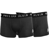 Philipp Plein Underkläder Philipp Plein Skull Logo Boxer Shorts 2-pack - Black