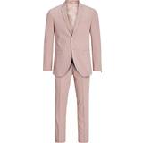 Rosa Kostymer Jack & Jones Franco Slim Fit Suit - Pink/Rose Tan
