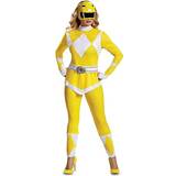 Disguise Women's Yellow Ranger Adult Costume