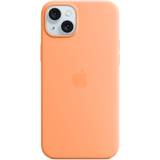 Apple iphone 15 silicone case with magsafe guava Apple Silicone Case with MagSafe for iPhone 15 Plus