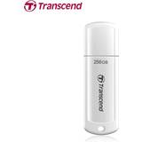 Transcend USB-minnen Transcend JetFlash 730 256GB USB 3.1 Gen 1 Hvid > I externt lager, forväntat leveransdatum hos dig 27-09-2023
