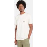 Timberland Beige Överdelar Timberland Work for the Future Cotton T-Shirt with Crew Neck