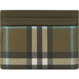 Burberry Korthållare Burberry Check E-Canvas Card Holder OLIVE GREEN